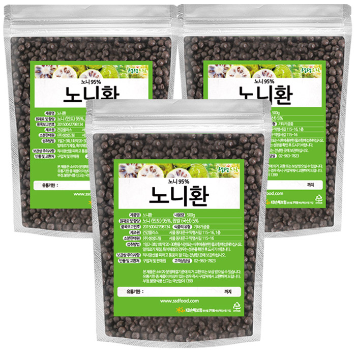  생생드림 노니환, 500g, 3개