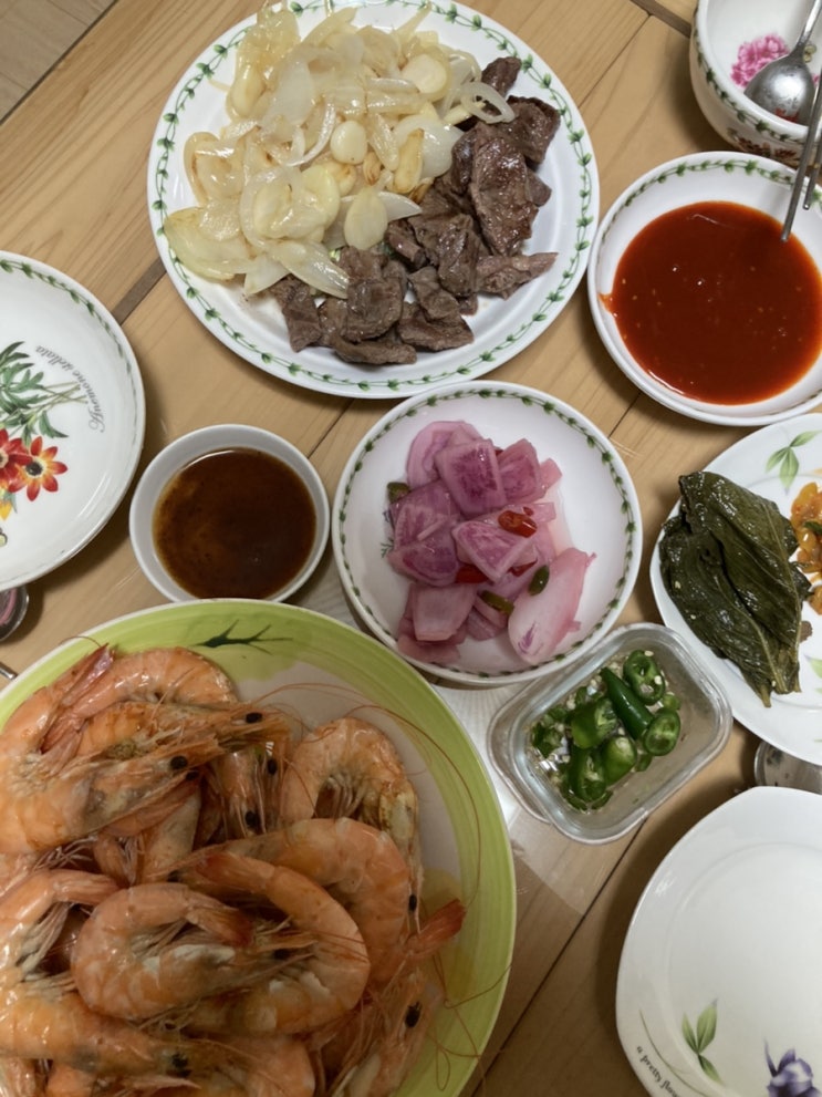  [집콕밥상]살이 통통 제철 대하!!