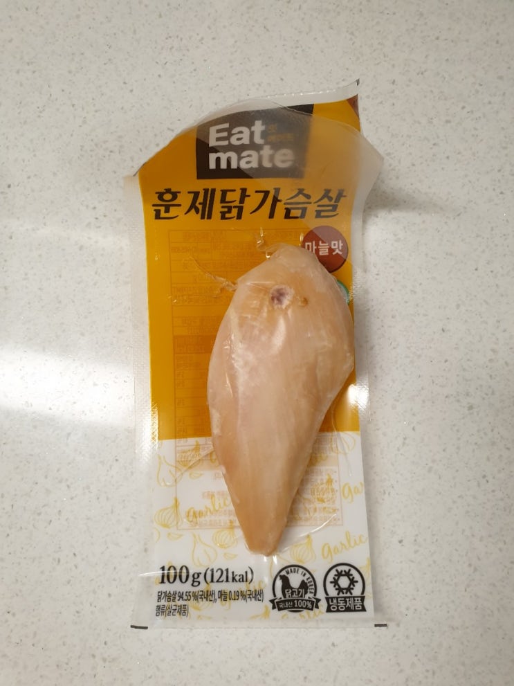  내돈내산 후기) 맛있고 효과 좋은 잇메이트 훈제 닭가슴살 혼합!