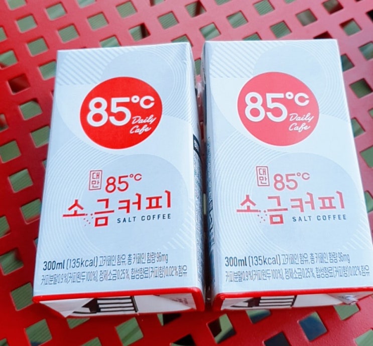  대만의 85도씨 소금커피 cu편의점에 입점!! 먹어본후기입니다