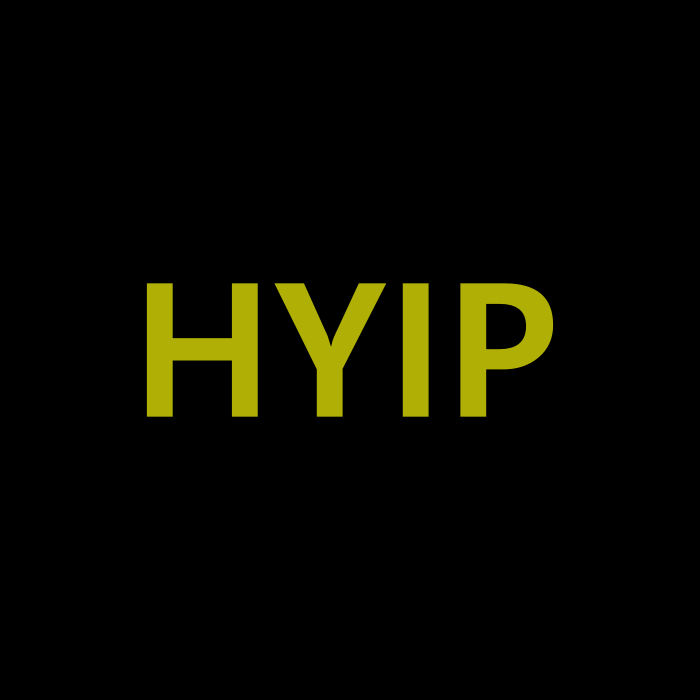  HYIP에 대해서 알아봅시다.(중요)