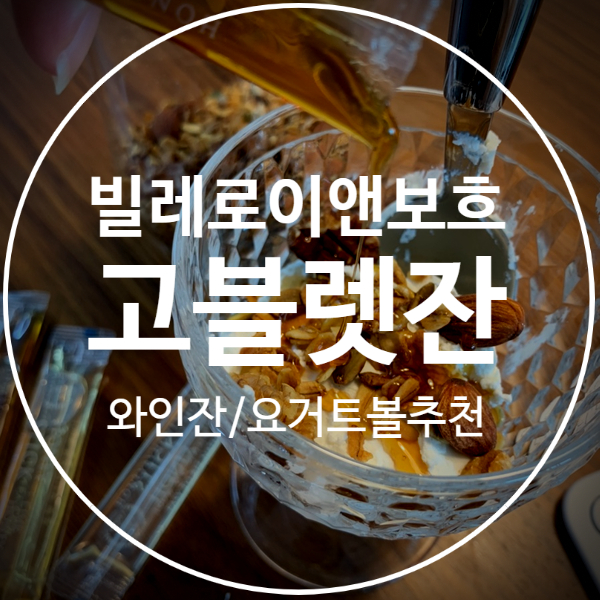 [빌레로이앤보흐 고블렛]요거트볼 추천(+최저가구매정보)