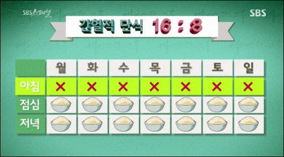 간헐적 단식 16:8 방법 체지방을 줄이는 방법 요령! 10