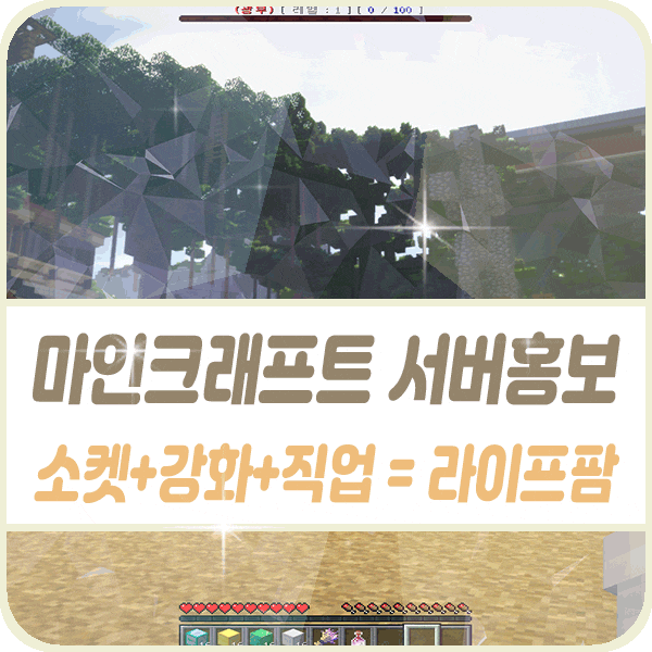  마인크래프트 서버추천 라이프?