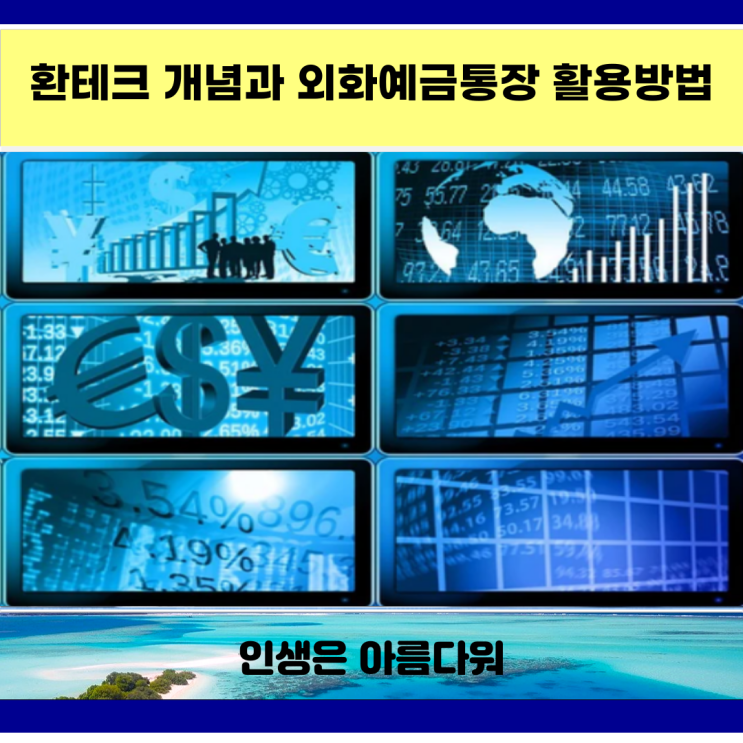  환테크 개념과 외화예금통장 활용방법