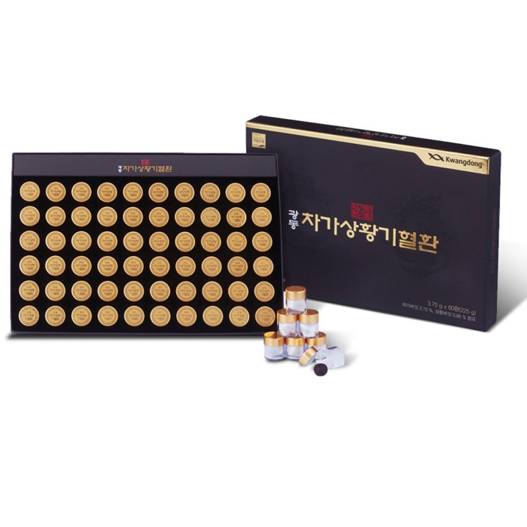  광동 차가상황기혈환, 3.75g, 60개입