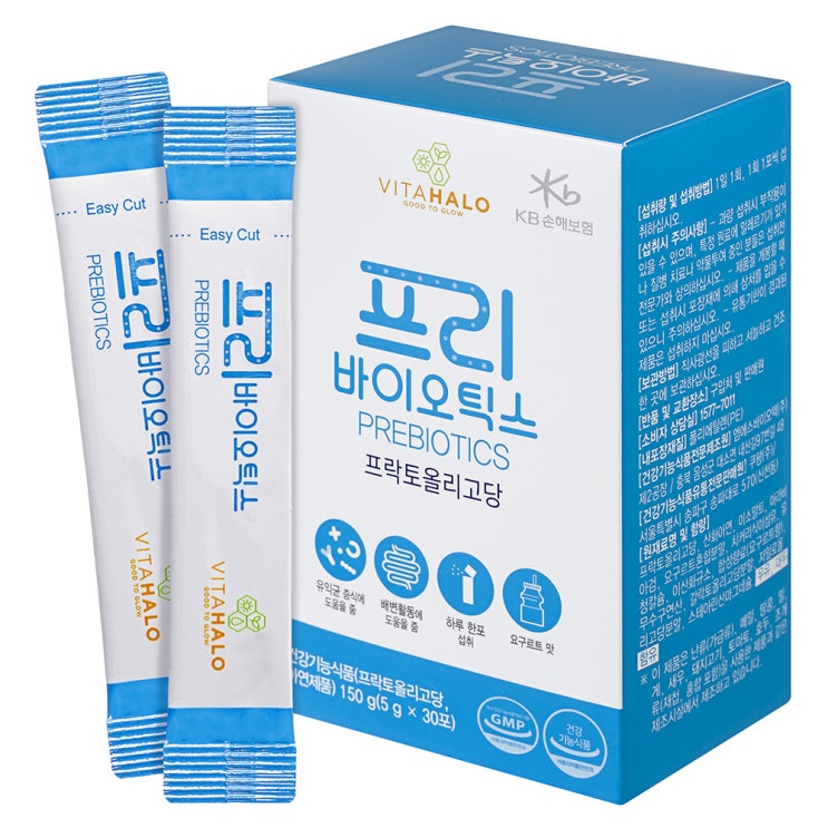  비타할로 프리바이오틱스 프락토올리고당 FOS, 5g, 30개입