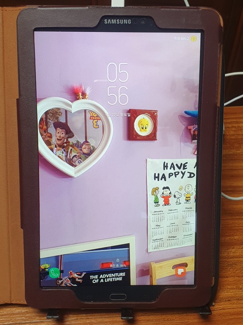 태블릿 PC (갤럭시탭 A) 캡쳐하는 방법은?
