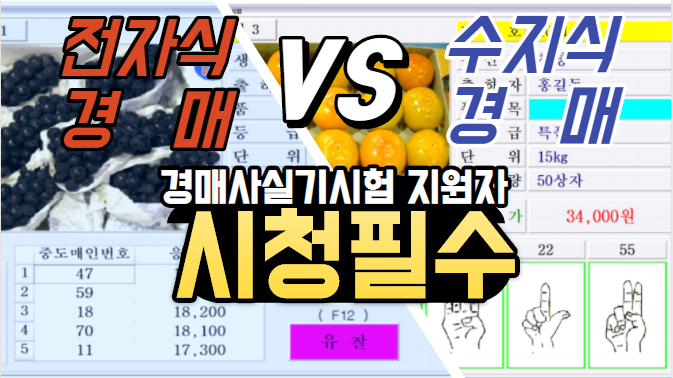  경매사가 직접 알려주는 경매사시험(2차실기) 응시요령 #2