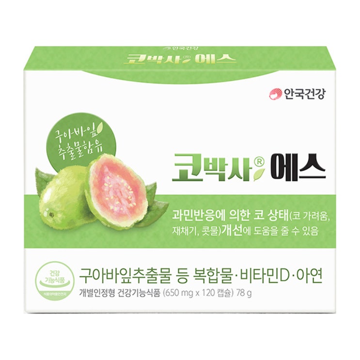  안국건강 코박사에스 영양제, 120캡슐, 1개