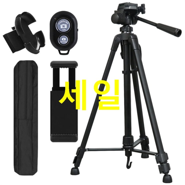  초저가정보 벤토사 전문가용 미러리스 & DSLR & 스마트폰 겸용 3단 삼각대 블루투스 리모컨 리모컨 홀더 세트 솔직후기