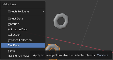 [Blender 2.92] Modifier 여러 오브젝트에 적용!