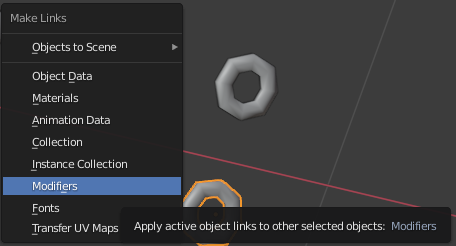 [Blender 2.9] Modifier 여러 오브젝트에 적용할때 팁