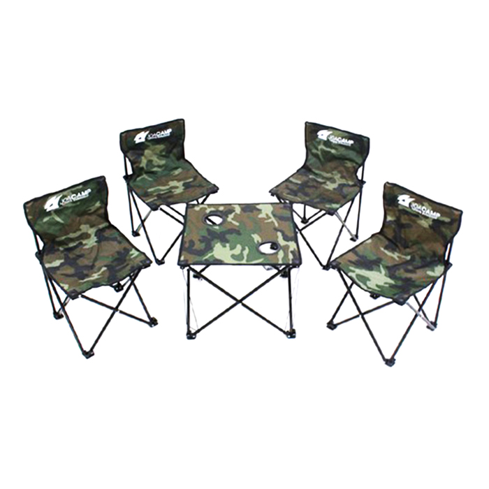 조아캠프 캠핑 테이블/의자 세트 스마트6종세트 밀리터리[CC123]