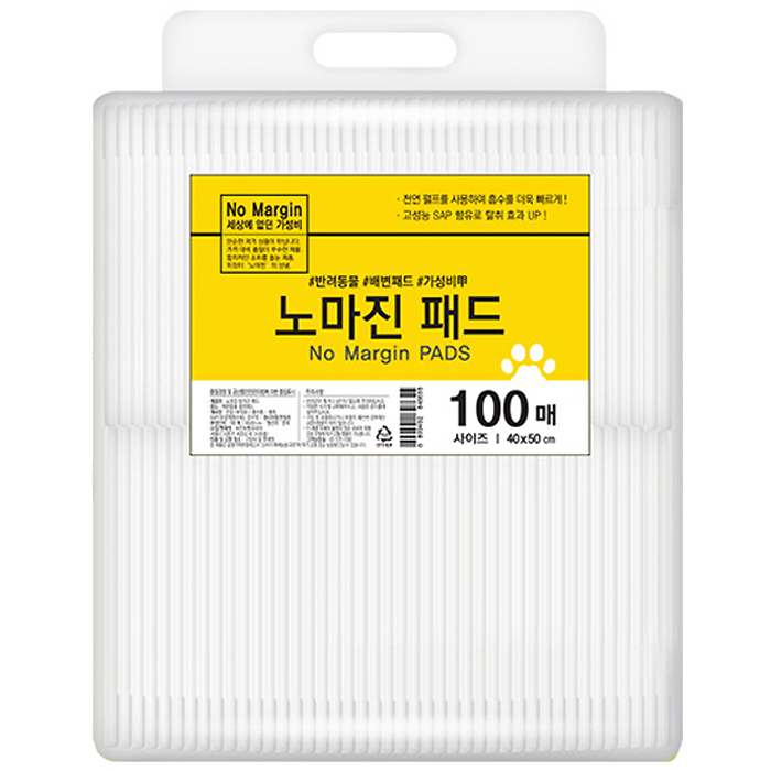  노마진 반려견 배변패드 100매입, 1개