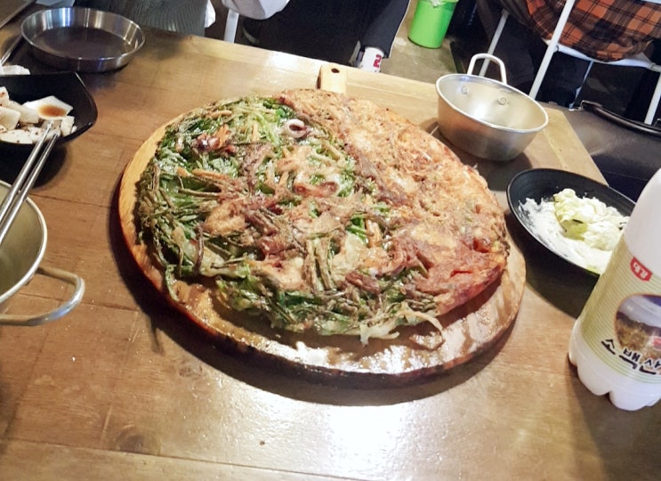 고민없이 먹을 수 있는 반반전이 있는 화곡 막걸리집, 맛거리