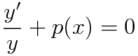  1.5-1 선형 상미분방정식(Linear ODEs)