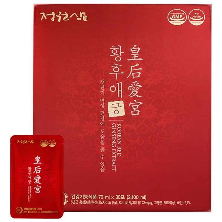  정원삼 황후애궁 홍삼 농축액, 70ml, 30개입