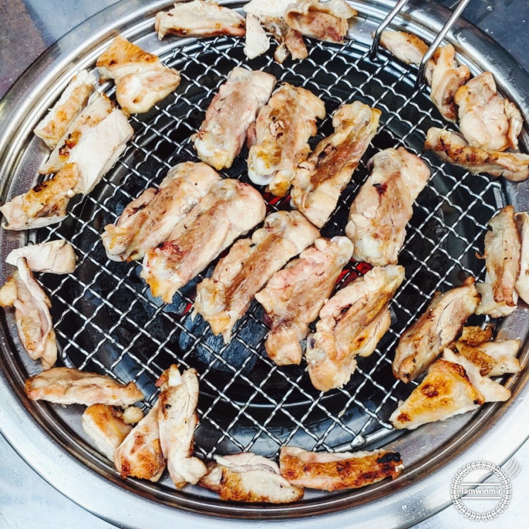 간석동 맛집, 닭갈비는 철판보다 숯불~