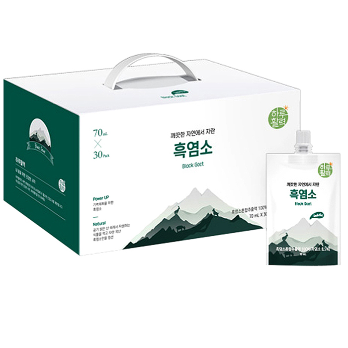  천호엔케어 하루활력 깨끗한 자연에서 자란 흑염소, 70ml, 30개입
