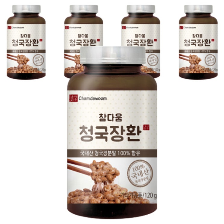  참다움 청국장환, 120g, 5개입