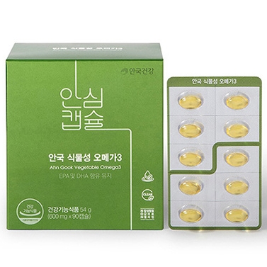  안국건강 식물성 오메가3, 90캡슐, 1개