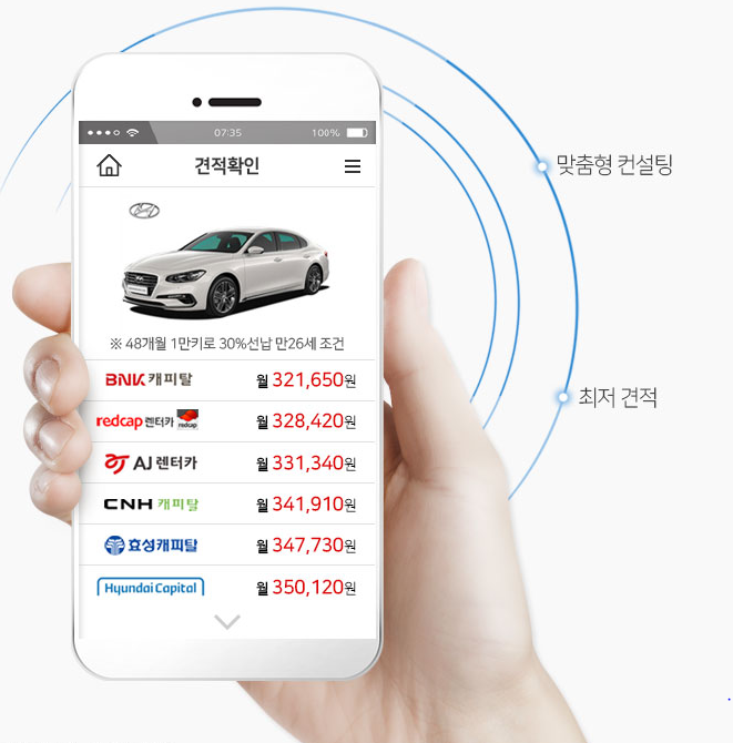  최저가 선언한 신차장기렌터가 이용 후기