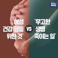 낙태죄찬반토론 폐지반대측의견: 여성자기결정권 불법수술근절 찬성반박논리