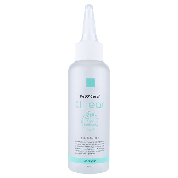  브리지테일 페토세라 클이어 반려동물 귀세정제, 100ml, 1개