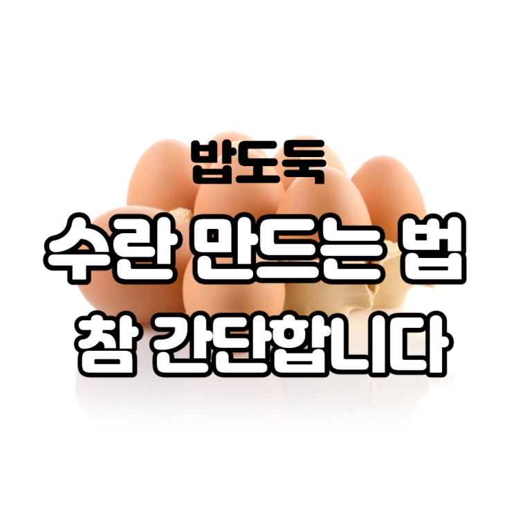  백종원 집밥 백선생에서 나온 계란요리 밥도둑 수란 만드는 법 3가지 참 간단합니다