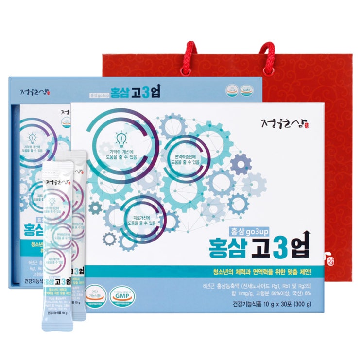  정원삼 홍삼스틱 고3업, 10g, 30포