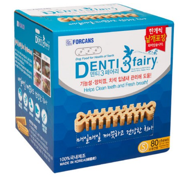  입 냄새가 심한 강아지의 필수품! 덴티 3 페어리 껌!