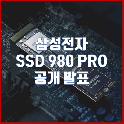 삼성전자 고성능 SSD 980 pro 출시, 성능 및 가격