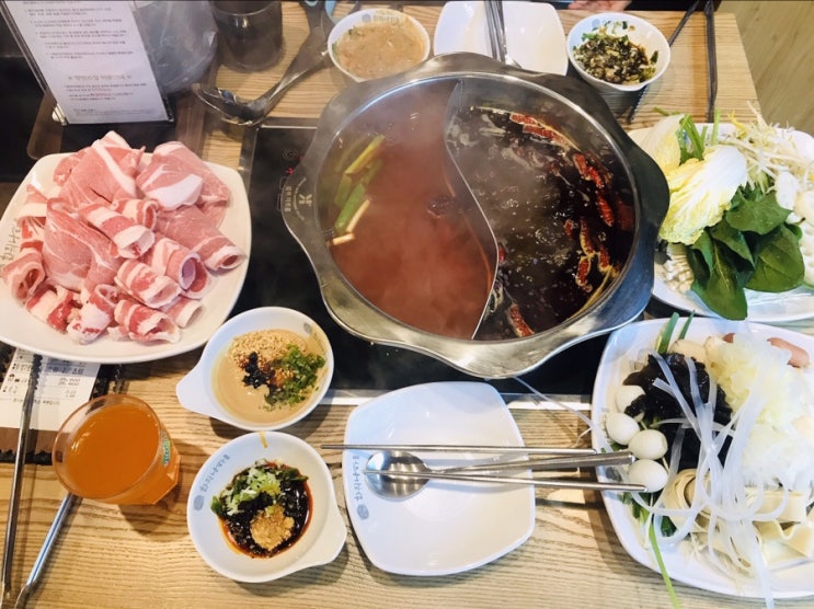 홍대 훠궈 무한리필 훠궈나라 두번이나? 다녀온 후기. 홍대맛집 합정맛집