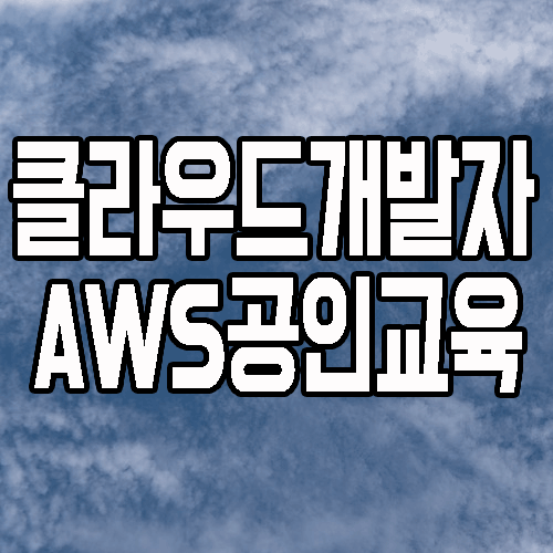  클라우드개발자 : AWS자격증취득 및 클라우드엔지니어 교육과정