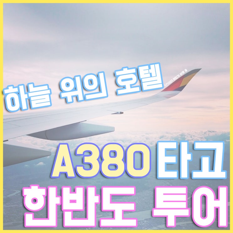  아시아나항공 A380 타임리프 프로젝트 - A380타고 한반도 일주 부메랑 비행! 인천-강릉-포항-김해-제주-인천 노선 운항