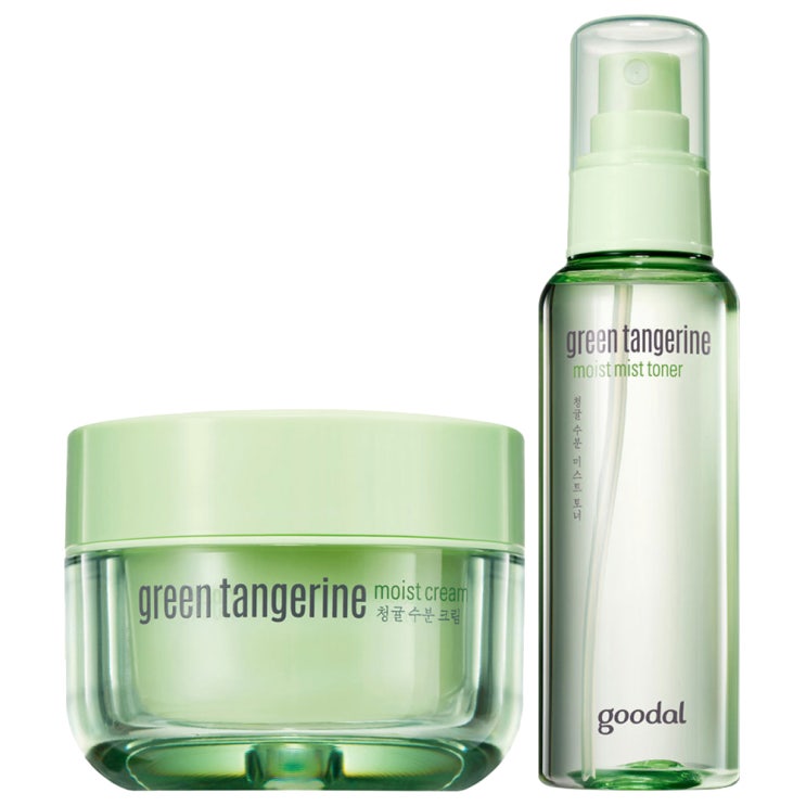  구달 청귤수분 크림 기획 세트, 크림 50ml + 미스트 토너 100ml, 1세트