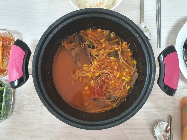  담뿍 대파육개장으로 집에서 맛있게 한 끼 해요