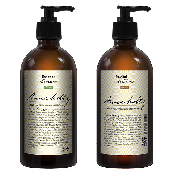  안나홀츠 에센스 토너 300ml + 리바이탈 로션 300ml 세트, 1세트