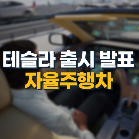  테슬라의 완전 자율주행차 출시 발표, 자율주행차 테마주
