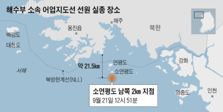 "북한 상부지시로 실종자에 총격후 시신 불태워"