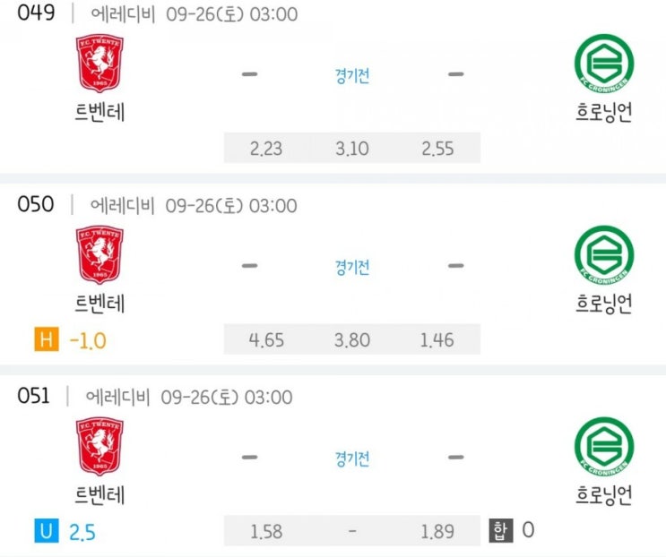 2020.09.25 에레디비시 트벤테 흐로닝언 2020.09.25 에레디비시 트벤테 흐로닝언