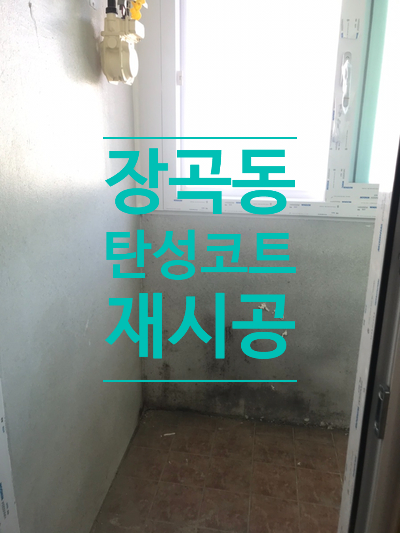  장곡동 진말대우 우성, 오래된 탄성코트에 바이오세라믹으로 재시공