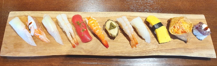  해안도로에 새로이 등장한 제주도 초밥전문점 도마도마
