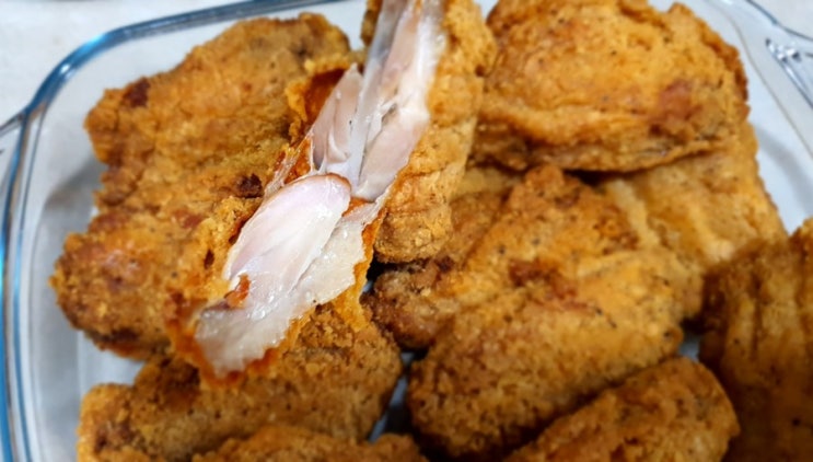  완제품 매운 치킨 윙(Chicken Wing)과 로스트 닭 다리 살 (Boneless Leg) 후기 아이들 간식으로도 맥주 안주로도 짱!