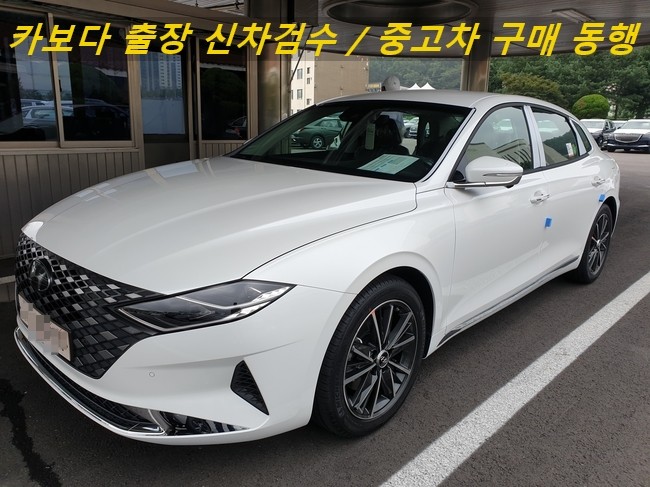  카보다-2020 더 뉴 그랜저 IG 신차살때 정비사동행 현대 신갈출고센터 출장 검수 및 용인 신차검수