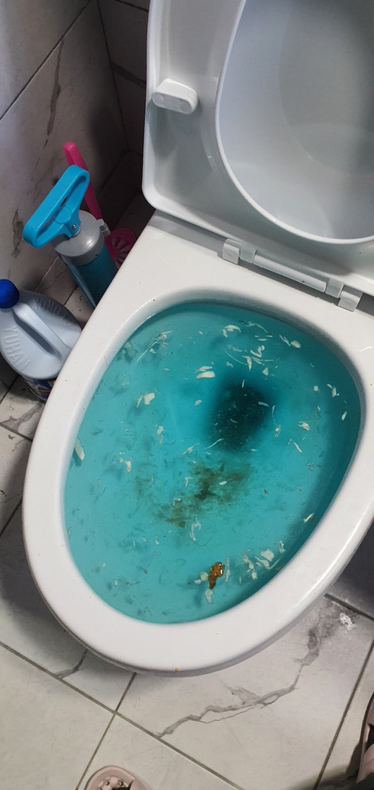  용인시 이동읍 천리 변기막힘 의뢰들어와  천리 변기뚫는 이동크린설비 시원하게 해결합니다