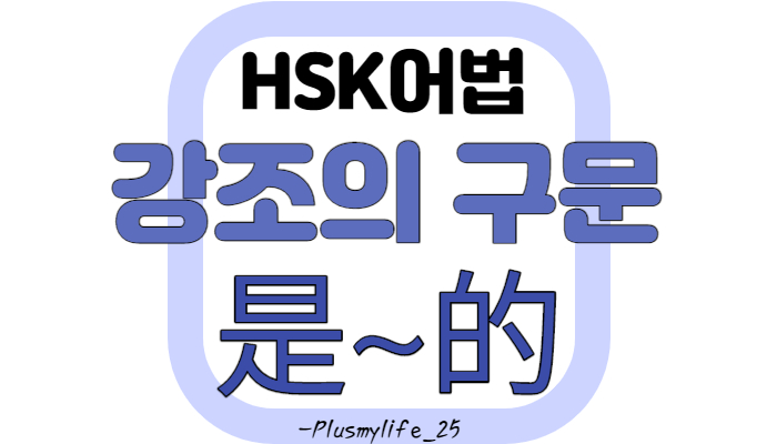  是的 강조 구문 (예문, 是생략)