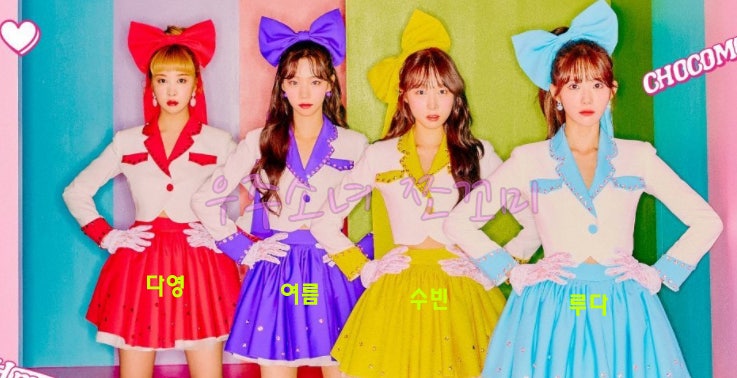 우주소녀 첫 유닛, 우주소녀 쪼꼬미 멤버 - 수빈X루다X여름X다영 나이,키,포지션