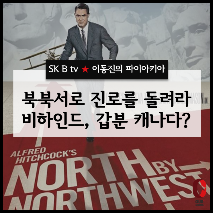 [촬영현장] 히치콕 감독의 '북북서로 진로를 돌려라' 제목에 숨겨진 비하인드, 갑분 캐나다!? - 이동진의 파이아키아